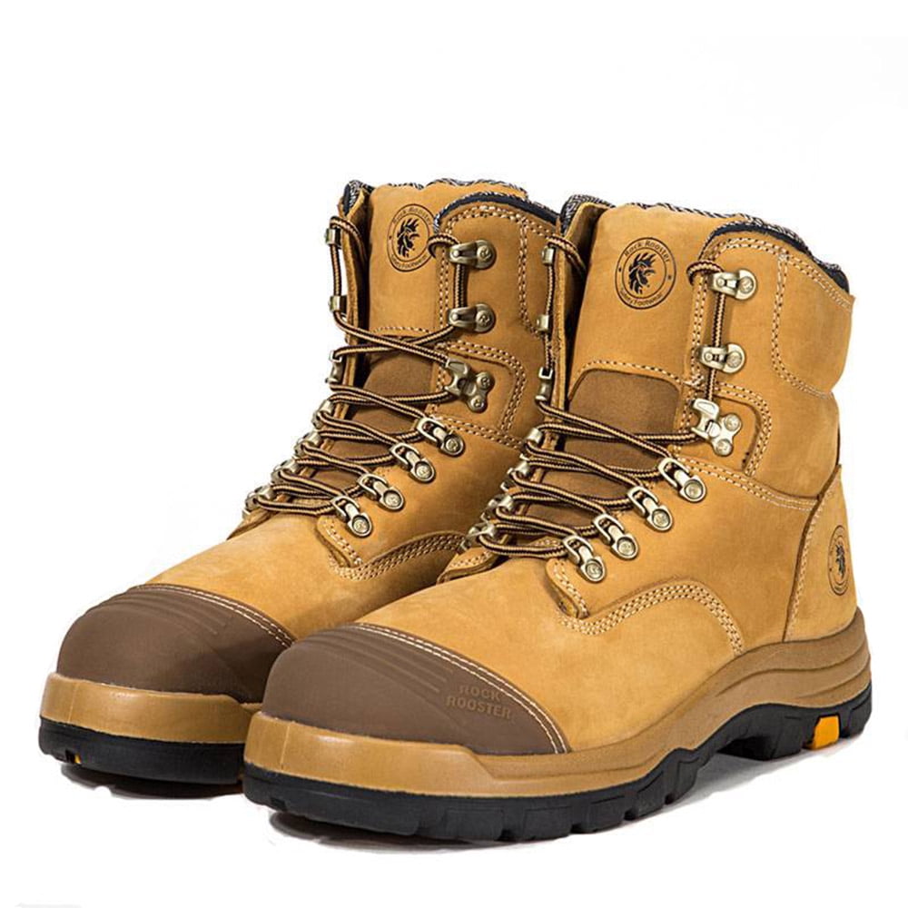 Men's Work Boots, Non Slip Steel Toe 