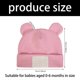 thumbnail image 3 of Classical Style Baby Newborn Infant Hat and Socks Set Soft Stretchy for Daily Use Cute Ear Pattern Hat Bear Head Socks Yellow, 3 of 4