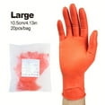 HAZHOUYUJIUKJ Heavy Duty Black Orange Industrial Grade Disposable