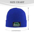 Binghamton University Logo Stretch Beanie Knit Hat For Men Women Winter