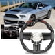 thumbnail image 3 of Volante De Cuero De Napa, Pantalla De Voltaje De Temperatura Del Agua Resistencia Al Calor Volante LED Diseño De Carreras De Fondo Plano Para Automóvil, 3 of 8