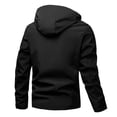 thumbnail image 5 of Mineart Men's Hooded Waterproof Softshell Jacket Zip Up Long Sleeve Windproof Coat, 5 of 8