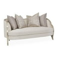 thumbnail image 4 of Michael Amini Malibu Crest Loveseat - Cloud White/Chardonnay, 4 of 16