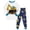B3-White, variant on CAUYDY 5-6T 7-8Y 9-10Y Children Outfits Boy Sleepwear for Kid Long Sleeve Tee Shirt and Pants Soft Set Boys Fall Winter Pajamas Sizes 5-6 Years,Dark Green
