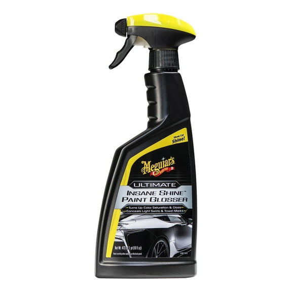 Meguiar's Ultimate Insane Shine Paint Glosser - Spray Gloss Enhancer for High Gloss Finish for Your Paint - 16 Oz