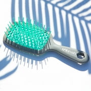 FHI Heat® UNbrush Detangling Brush, Pain-Free Brushing, All Wet or Dry Hair Types - Teal, 8in