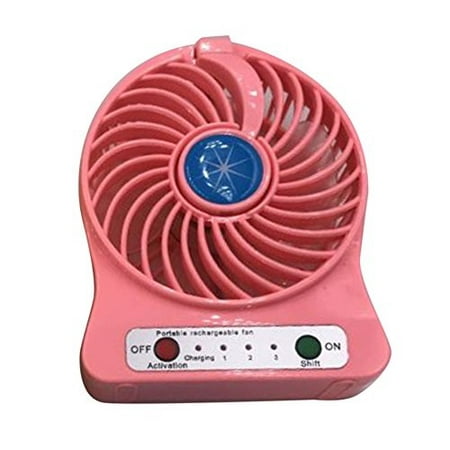 Lolicute Portable Mini Usb Fan With Led Light Air Cooler Small