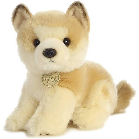 Aurora - Small Brown Miyoni Tots - 8.5" Akita Puppy - Adorable Stuffed Animal
