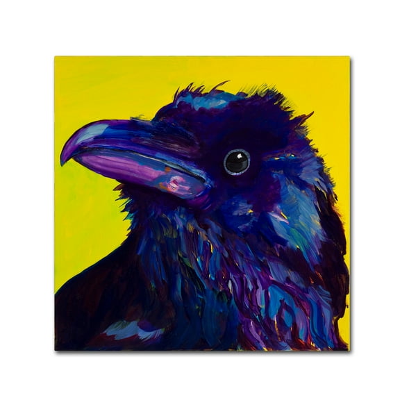 Trademark Fine Art 'Corvus' Canvas Art by Pat Saunders-White