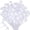 50pcs White Balloon Sticks, variant on NCQ 50 Pieces Balloon Sticks, Plastic White Balloon Stick with Cups for Birthday Party, Valentine's Day, Wedding, Anniversary Decoration, Balloon Sticks with Base