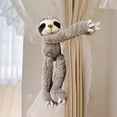 thumbnail image 3 of Cortina de perezoso de dibujos animados, muñeco de peluche, Animal de peluche decorativo, Tieback para decoración de ventanas del hogar y la sala de e, 3 of 8