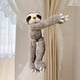 thumbnail image 3 of Soporte de cortina de dibujos animados de perezoso, juguete de peluche decorativo, bonito soporte de cortina, muñeco de peluche para el hogar, regalo, 3 of 9