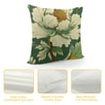 thumbnail image 4 of JRXY  Honshu Floral Chinoiserie Pillow Case Gray Purple Green Chinoiserie Floral Euro Sham Pillow Cover Asian Cushion Cover Accent Pillowcase Rustic Home Decor White, 4 of 5
