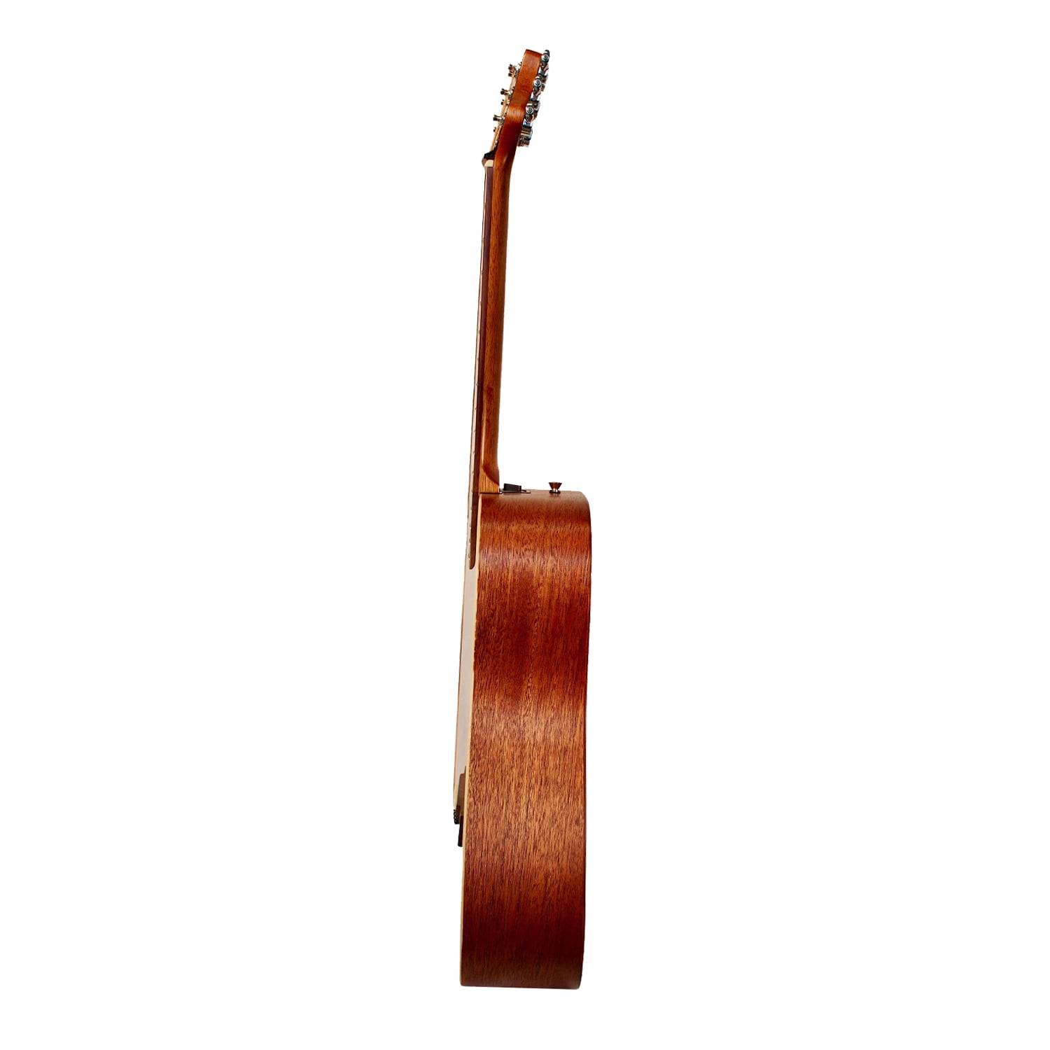 Journey Instruments Solid Sitka Travel Guitar – PJ410N Traveling Acoustic Guitar with Collapsible Patented System – Portable Backpack Case (African Mahogany)