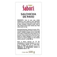 thumbnail image 2 of Salchicha de Pavo Sabori 500 g, 2 of 4