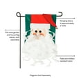 thumbnail image 3 of Evergreen Old St. Nick Garden Applique Flag, 3 of 6