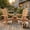 Light Brown, variant on Folding Adirondack Chair Set of 2, Beach Style Outdoor Wood Lounge Patio Chair, Space-Saving Design for Garden Lawn Backyard Deck Pool Side Fire Pit, Half Assembled, Light Brown