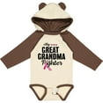 thumbnail image 3 of Inktastic Breast Cancer Awareness My Great Grandma is a Fighter Boys or Girls Long Sleeve Baby Bodysuit, 3 of 5