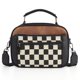 thumbnail image 2 of Bolso La Superior para Mujeres Checke Pu Cuero Viajar Rojo, 2 of 9