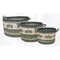 thumbnail image 2 of Capitol Importing 38-UBPMD116P 13 x 9 in. Pinecone Utility Medium Baskets Rug, 2 of 2