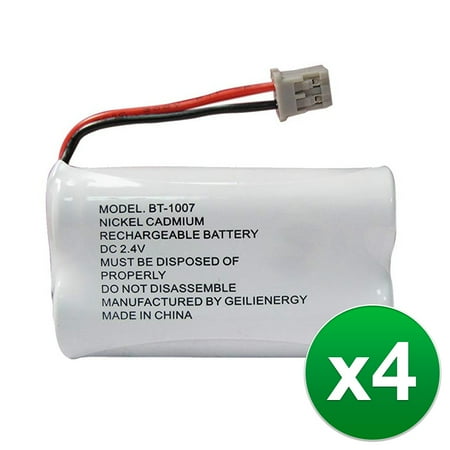 Replacement for Uniden BT-1007 BT-1015 BT-904 GE-TL26602 CPH-479B Battery 4Pack
