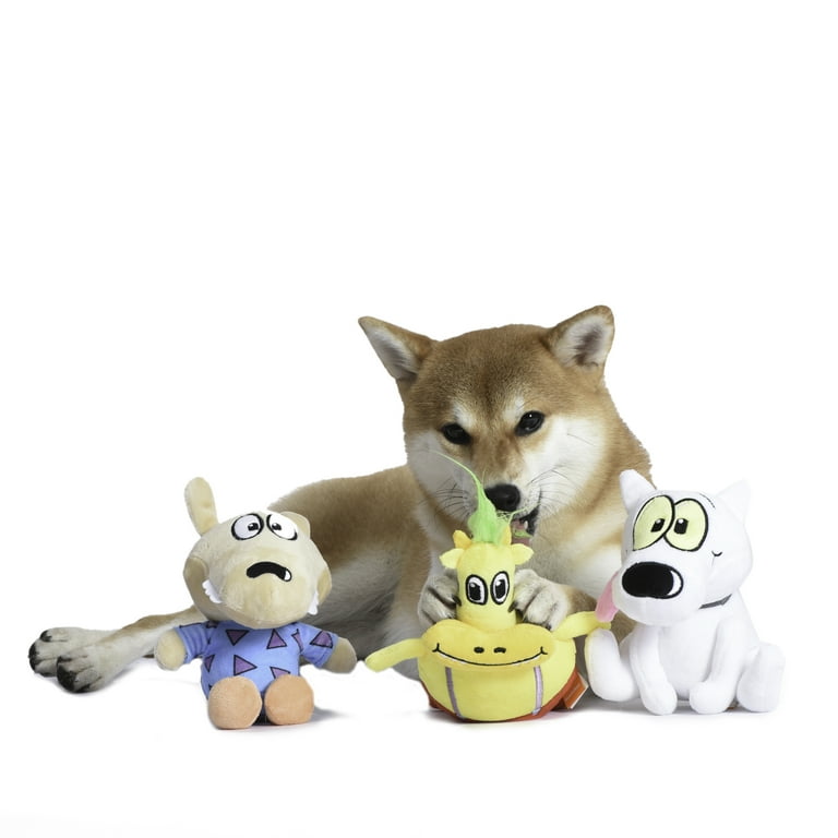 Nickelodeon Rocko s Modern Life 3 Piece Dog Toy Set Rocko