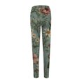 thumbnail image 5 of XIMIN Women's Stretch Trousers Ladies' Slim Fit Floral Printed Bottom Pants Workout Skinny Yoga Pants High Waisted Stretch Leggings(B,XXXXL), 5 of 5