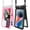 Black + Pink, variant on Njjex Large Waterproof Phone Lanyard Case for iPhone & Samsung, Black, 2 Pack