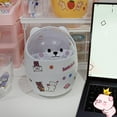 thumbnail image 4 of Unique Mini Trash Can with Lid Home Bedroom Room Small Garbage Trash Bin Wastebasket Bathroom Countertop Office kids, 4 of 7