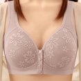 thumbnail image 2 of Vhkiploz Front Closure Post-Surgery Bras for Women's Full Coverage Mastectomy Bras Solid Color Supportive Gathering Daily Bras, 2 of 8