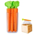 thumbnail image 3 of Ounissouiy 5 Pieces Food Snack Sealer Carrot Clamp Accessories Refrigerator Sealing Organizer Storage Fresh Vacuum Box Clips Cocina y Comedor, 3 of 6