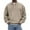 Khaki03, variant on Dwelliawo Men's Corduroy Casual Long Sleeve T-Shirt Henley Collared Button Down Shirts Long Sleeve Loose Shirt Big and Tall Plus Size Pullover Blouse Black XL