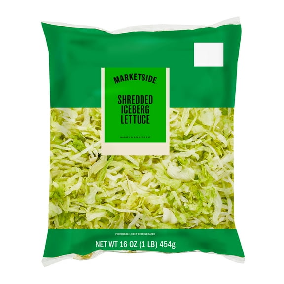 Marketside Fresh Shredded Iceberg Lettuce, 16 oz Bag