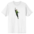 thumbnail image 4 of Green Lantern Superhero Power Pose Men's White Graphic Tee - 6XL, 4 of 5