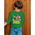 thumbnail image 3 of Official Paw Patrol - Ready For Action Toddler/Kids Long sleeve T-Shirt 2T Red, 3 of 3