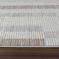 thumbnail image 2 of 8' X 11' Beige and Brown Abstract Distressed Area Rug, 2 of 3