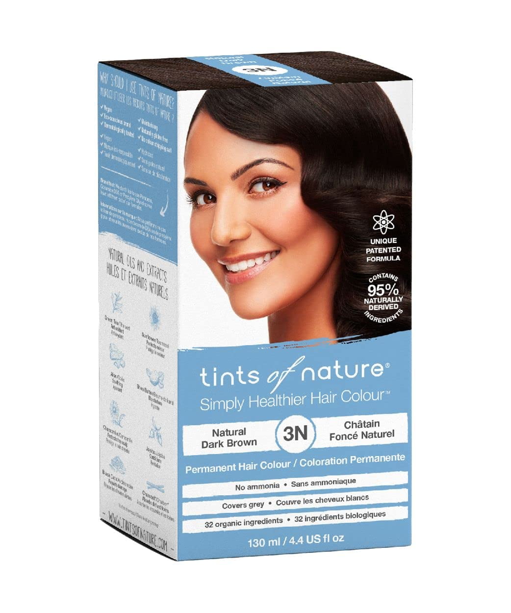 Tints Of Nature Conditioning Permanent Hair Color 3N Natural Dark Brown 4.4 fl. oz.