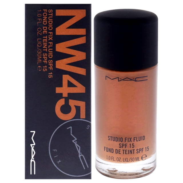 Studio Fix Fluid SPF 15 - NW45 de MAC para mujeres - Base de 1 oz