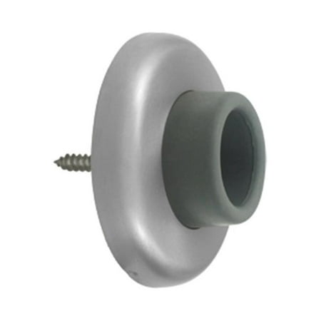 

2.5 in. Diameter Wall Mount Concave Flush Bumper Satin Stainless Steel