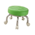 thumbnail image 4 of Taburete giratorio perfecl 360 grados pequeño redondo con polea, 4 of 8