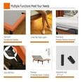 thumbnail image 5 of ESHINE Queen Adjustable Bed Frame, with Massage, Wireless Remote, USB, Under Bed Night Light, Head and Foot Incline, 5 of 10