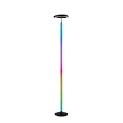 Adesso Luther 72” Modern RGB Color Changing Bluetooth App LED Smart Torchiere Floor Lamp