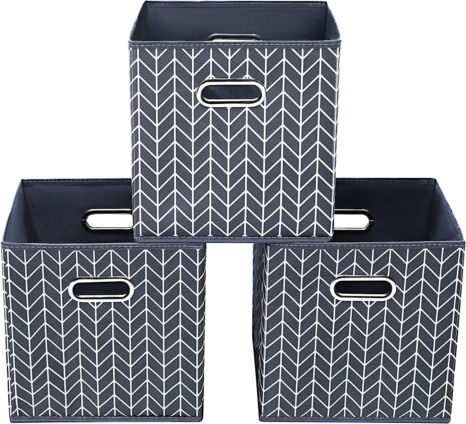 Cute Elephant Sunflower Storage Bin - Fabric Cube Organizer With Handles For Toys, Clothes, Nursery, Shelves (14.2x10.2x8.3 In) - View #13