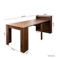 thumbnail image 3 of Modern Extendable Dining Table with Storage, 3 of 12