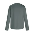 thumbnail image 4 of Mens Long Sleeve Casual Lightweight Fitted Basic T-Shirt Men's Cotton Casual T-Shirt Long Sleeve Classic Loose Crew Neck Solid Color Stretch Muscle Tees Tshirts Gym Workout Athletic Pullover Shirts, 4 of 5