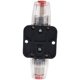 thumbnail image 2 of Disyuntor de 12 V-24 V CC, 100 A, portafusibles, bloque de fusibles en línea para protección del sistema inversor solar de audio del automóvil (100 A), 2 of 4