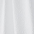 thumbnail image 2 of Nicole Miller Textured Matelassé Hidden Tab/Rod Pocket Top Light Filtering Curtain Panel Pair, 50"x108", White, 2 of 7