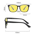 thumbnail image 5 of Blue Light Blocking Glasses, Vintage Rectangle Frame for Men & Women, 5 of 5