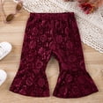 thumbnail image 6 of JTieacloth Girls Casual Pants Velvet Flare Pants For Baby Girls Soft Corduroy Trousers With Embossed Pattern Warm Winter Casual Outfit,Sizes 6-9 Months, 6 of 6