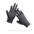 thumbnail image 3 of Guantes de ciclismo de medio dedo, guantes de pesca de malla, accesorios (232 gris oscuro), 3 of 5